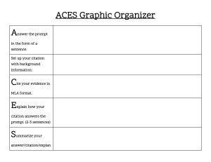 ACES Graphic Organizer