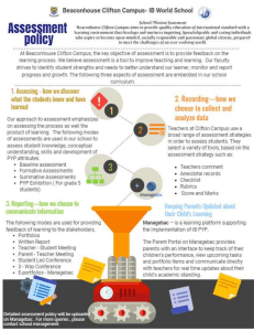 assessment policy infographic