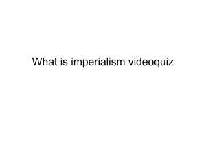 What is imperialism quiz 