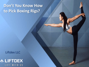 Don’t You Know How to Pick Boxing Rigs