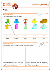 worksheets-clothes
