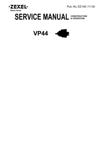 VP44 Service Manual