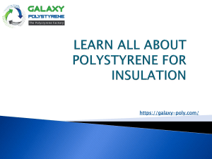 LEARN ALL ABOUT POLYSTYRENE FOR INSULATION