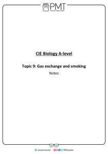 Summary Notes - Topic 9 CIE Biology A-Level