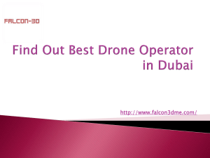 Find Out Best Drone Operator in Dubai