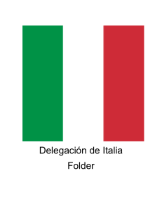 Delegación de Italia Folder (1)