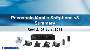 Mobile Softphone v3 summary Rev1.2 07Jun.2019
