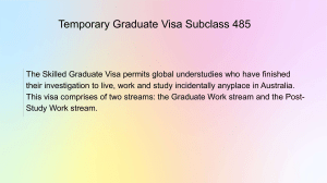485 Subclass Visa  | Immigration Agent Perth, WA