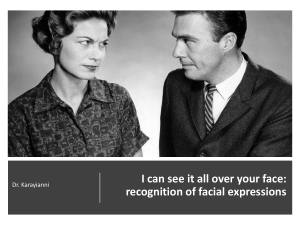Classic Study - Facial expressions