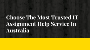 Choose The Most Trusted IT Assignment Help Service In Australia