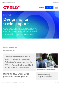 designing for social impact (O’Reilly)