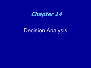 OMIS3202 Chapter 14 Lecture
