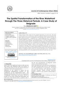 The Spatial Transformation of the River Waterfront through The Three Historical Periods: A Case Study of Belgrade