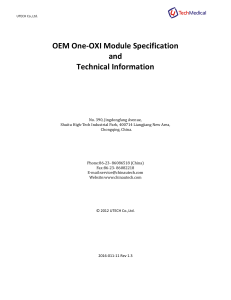 DM82S OEM One-OXI Module Specification