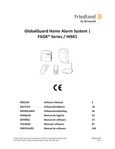 Globalguard-Response HISK1 GlobalGuard Software Manual