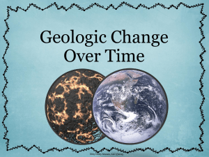 6 Lesson 1 - Geologic Change Over Time NOTES