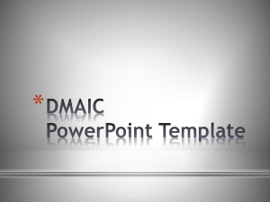 dmaic powerpoint template