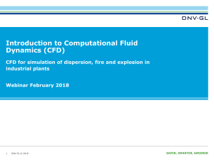 Introduction to computational fluid dynamics - 1 February - Presentation