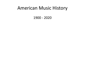 American Music History