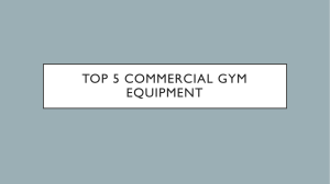 Top 5 Commercial Gym Equipment