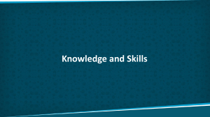 Knowledge and Skills List PMI-ACP