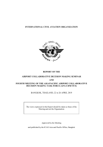 ACDM Final Report - ICAO Asia Pacific
