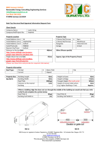 Roof Survey Form