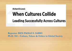 Ben Paolo Sabio - Across Cultures