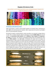 Report on Bhagalpur Silk Industry-April 2019