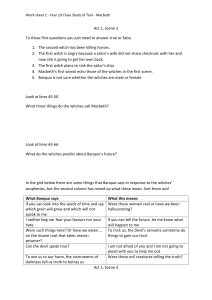 Worksheet 2 -Act 1 Scene 3 Questions