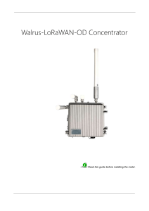 Walrus-LoRaWAN-OD Concentrator specificationsV1.1.0-室内中性英文