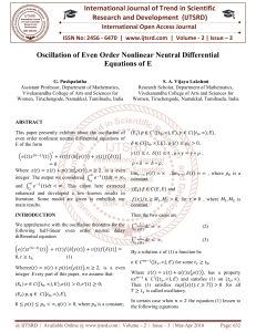 Oscillation of Even Order Nonlinear Neutral Differential Equations of E