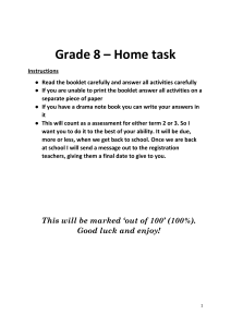 Grade 8 final task