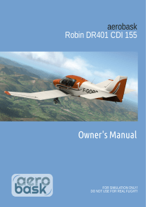 DR401 Flight Manual