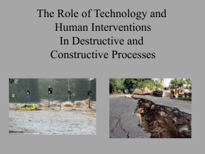 Copy of HumanandTechnologyInterventioninDestructiveandConstructiveProcesses
