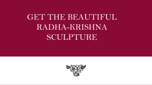 Get the Beautiful Radha-Krishna Sculpture | MaPassion