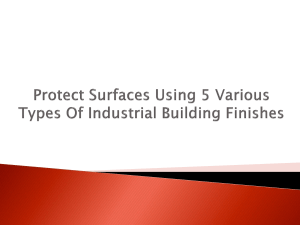 Protect Surfaces Using 5 Various Types Of Industrial Building Finishes