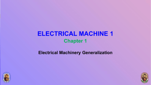 Electrical Machine 1 - Lecture