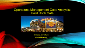 hard rock cafe presentation