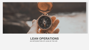 An intergration of Lean Operations in 4IR
