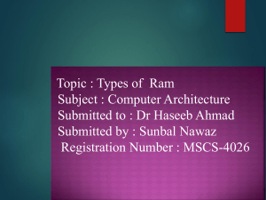 Types of Ram 