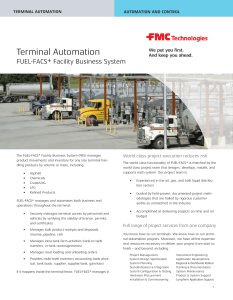 Terminal Automation Literature - FMC
