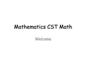 Welcome CST MATH 2020 2021 (1)