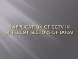 6 Application of CCTV in Different Sectors of Dubai