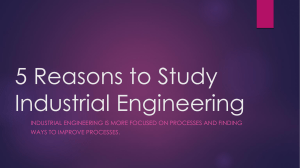 5 Reasons to Study Industrial Engineering Reflective Practice 