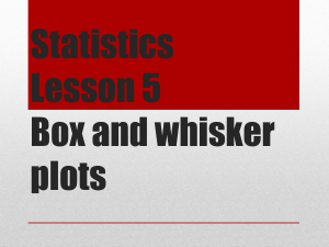 Statistics L-5 Box and whisker plots