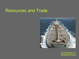 HO Resources and Trade 2021