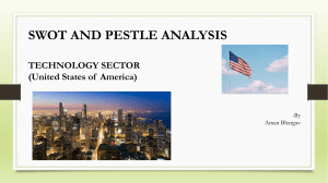 SWOT & PESTEL Analysis - technology sector in India