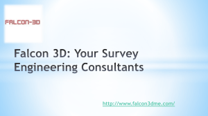 Falcon 3D Your Survey Engineering Consultants