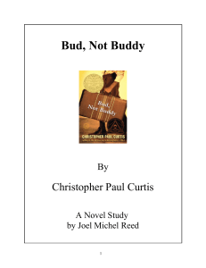 Bud Not Buddy Novel Study Preview